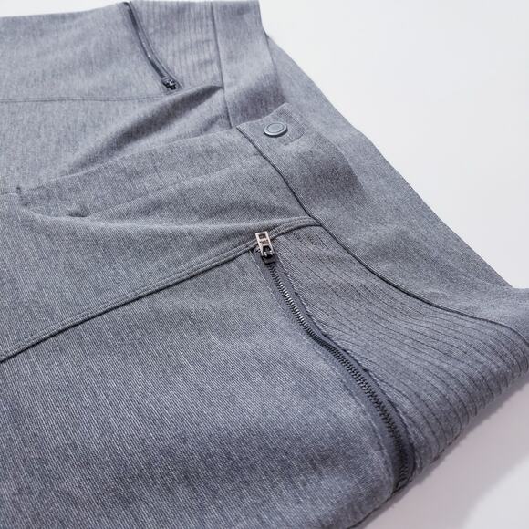Athleta Gray High Rise Moto Skinny Pants Biker core - Picture 11 of 12
